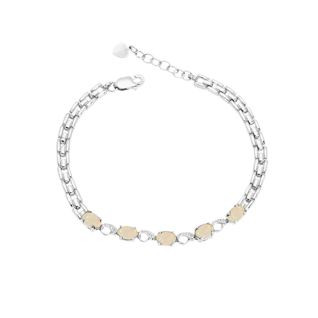 Elegant Opal Bracelet 6*4