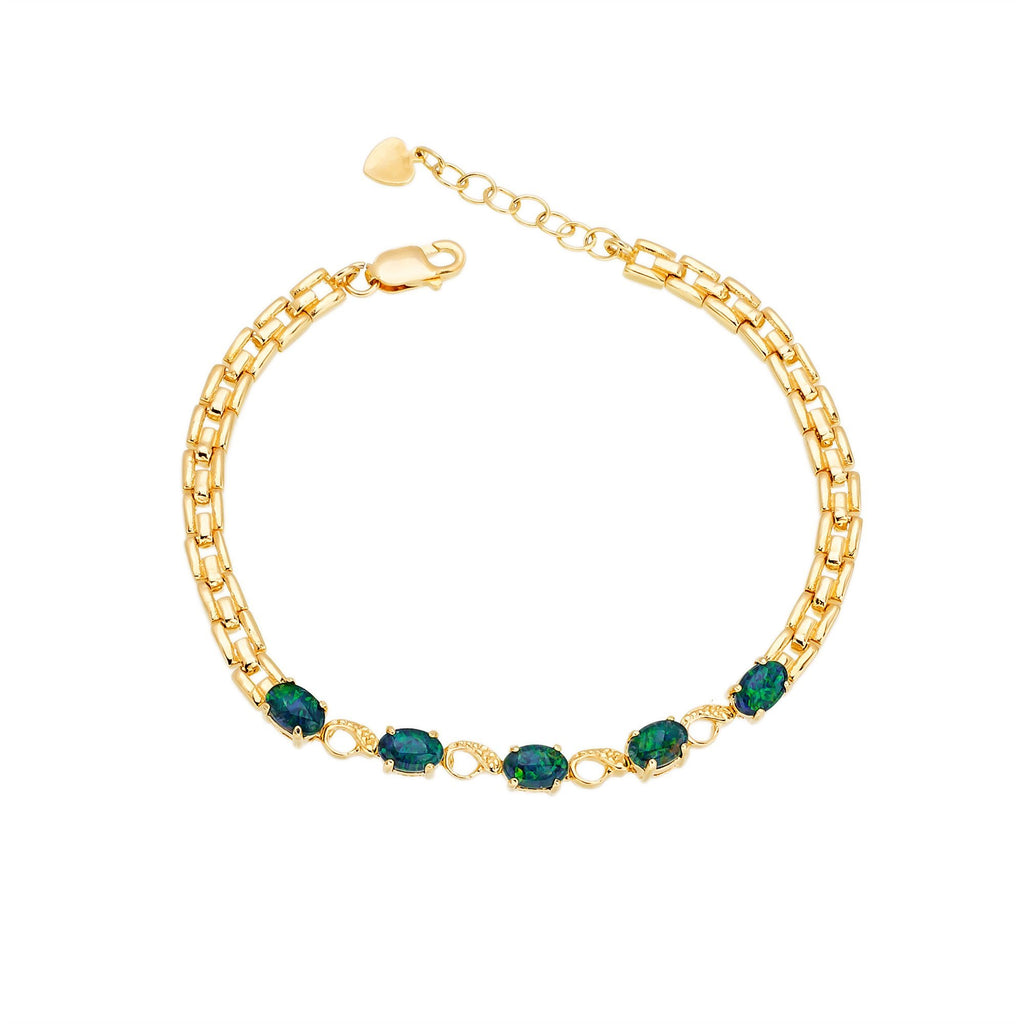 Elegant Opal Bracelet 6*4